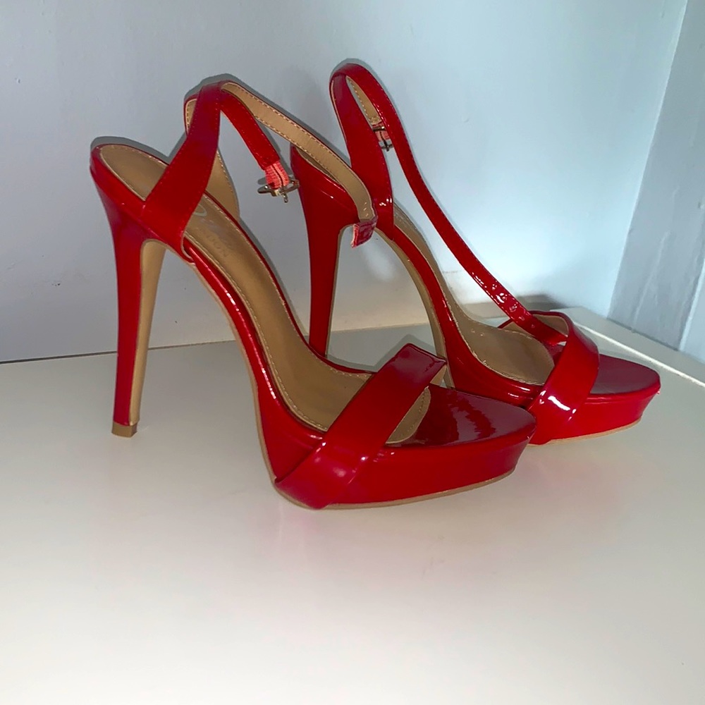 Red stilettos